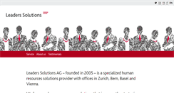Desktop Screenshot of leaderssolutions.com